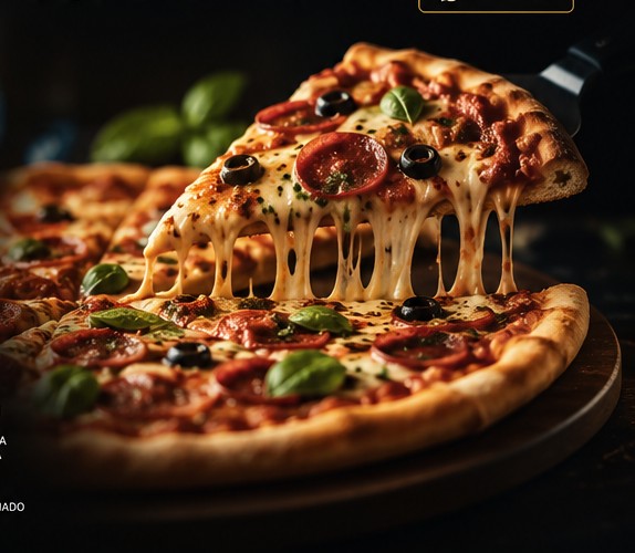 Pizza da Casa da Pizza Taubaté